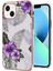 Apple iPhone 14 Plus Için Ince Desenli Tpu Tampon Telefon Kılıfı - Mor (Yurt Dışından) 1