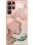 Galaxy S23 Ultra Için Desen Sert Arka Şeffaf Tpu Tampon Telefon Kılıfı - Rose Gold (Yurt Dışından) 2
