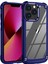 Apple iPhone 14 Pro Max Için Şeffaf Sert Pc Tpu Tampon Telefon Kılıfı - Mavi (Yurt Dışından) 1