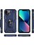 Apple iPhone 14 Plus Için Halka Tutuculu Çift Katmanlı Telefon Kılıfı - Mavi (Yurt Dışından) 2