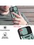 Apple iPhone 14 Plus Için Kaydırmalı Kamera Kapağı ve Yüzük Tutuculu Telefon Kılıfı - Yeşil (Yurt Dışından) 5