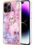 Apple iPhone 14 Pro Için Halka Tutucu ile Desen Sert Arka Tpu Tampon Telefon Kılıfı - Pembe (Yurt Dışından) 2