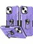 Apple iPhone 14 Plus Kayar Kamera Kapaklı Standı Telefon Kılıfı - Mor (Yurt Dışından) 1