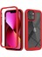 Apple iPhone 14 Için Hibrit Tam Koruma Telefon Kılıfı - Kırmızı (Yurt Dışından) 1