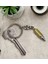 Gift Metal Zincirli Eskitme Kurşun Anahtarlık 1