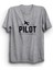 Pilot, Uçak, Airplane, Screaming, Mizah Tişört 1