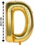 Folyo Harf D Gold Balon 40CM ( 16 Inç ) 1