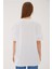 Oversize Baskılı T-Shirt Beyaz / White 5