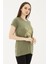Baskılı T-Shirt Haki / Khaki 2