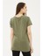 Baskılı T-Shirt Haki / Khaki 4