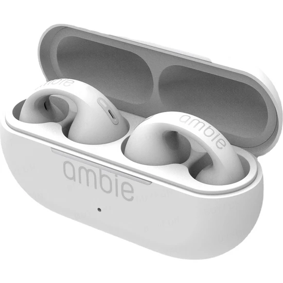 Ambie Tws Kablosuz Bluetooth Kulaklık - Beyaz (Yurt Dışından)
