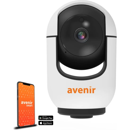Avenir AV-S220 2mp 360° Derece Dönebilen Wi-Fi 1080P Akıllı Bebek Kamerası - App Kontrol