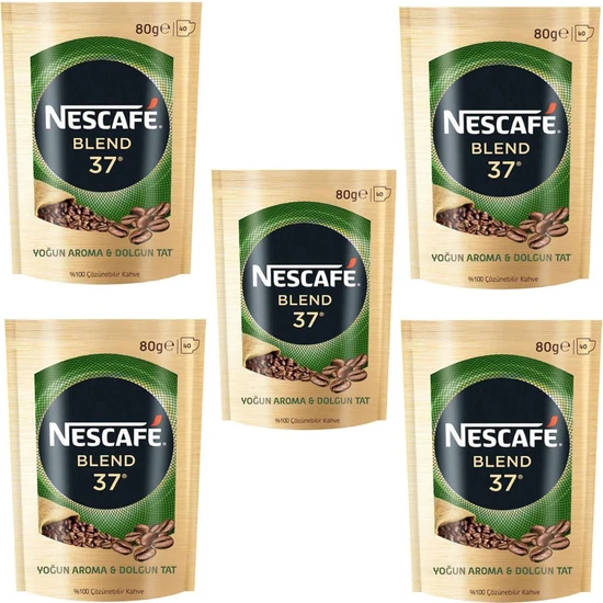 Nescafe Blend 37 Granül Kahve 80 gr 5 Adet