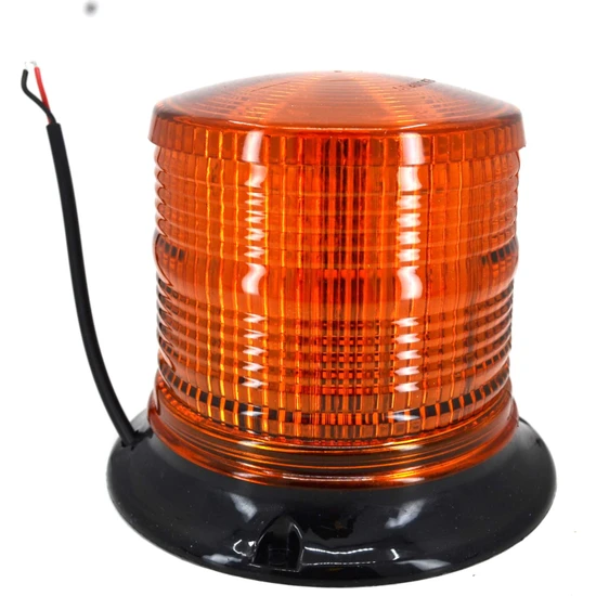 Adam 3 Mod 72 LED Çakar Döner Sabit Tepe Lamba Sarı 12V 24V Emir