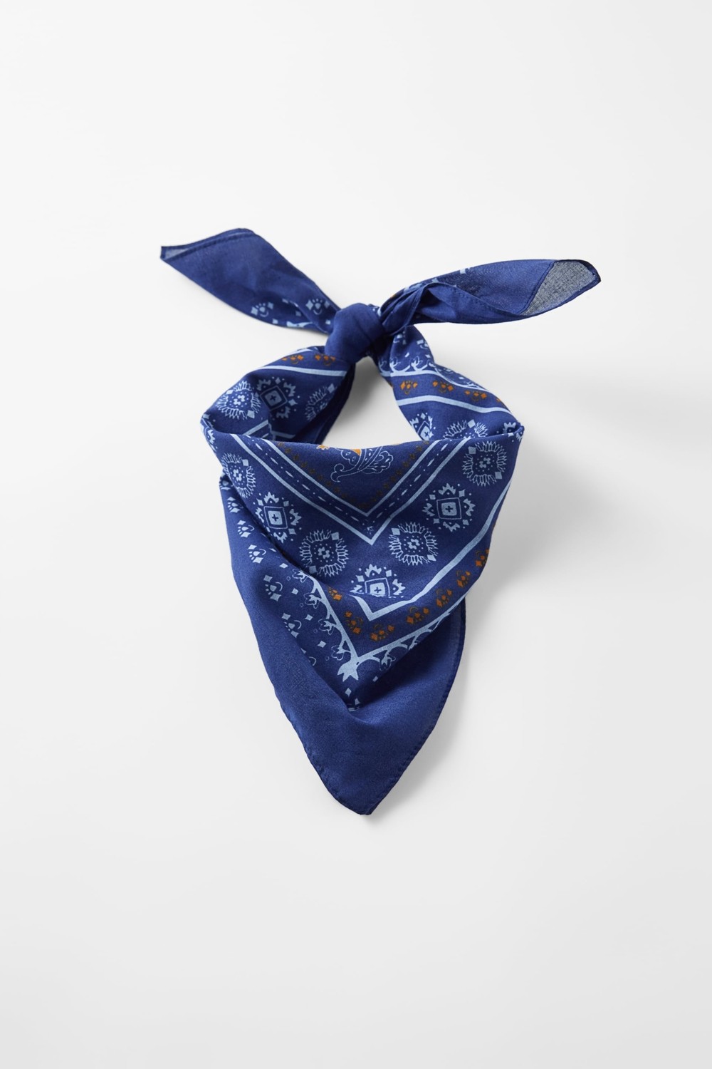 Dscarf Etnik Desen Pamuk Bandana görsel 4