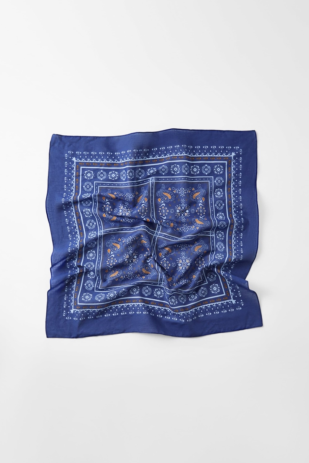 Dscarf Etnik Desen Pamuk Bandana görsel 5