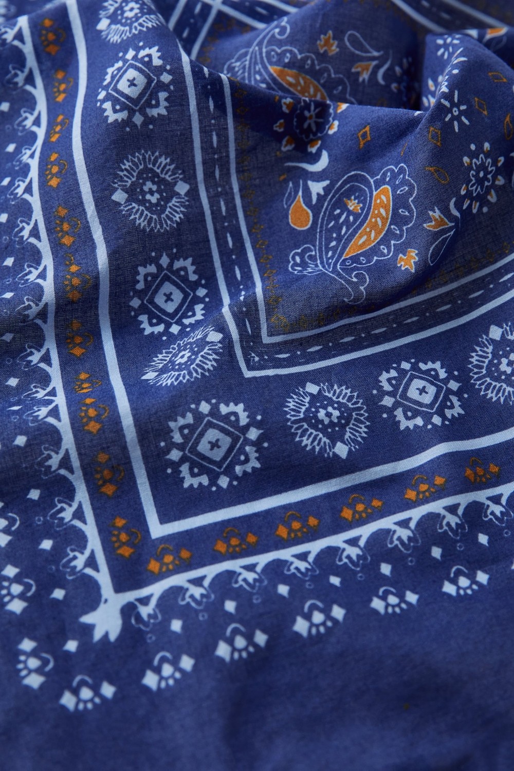 Dscarf Etnik Desen Pamuk Bandana görsel 7