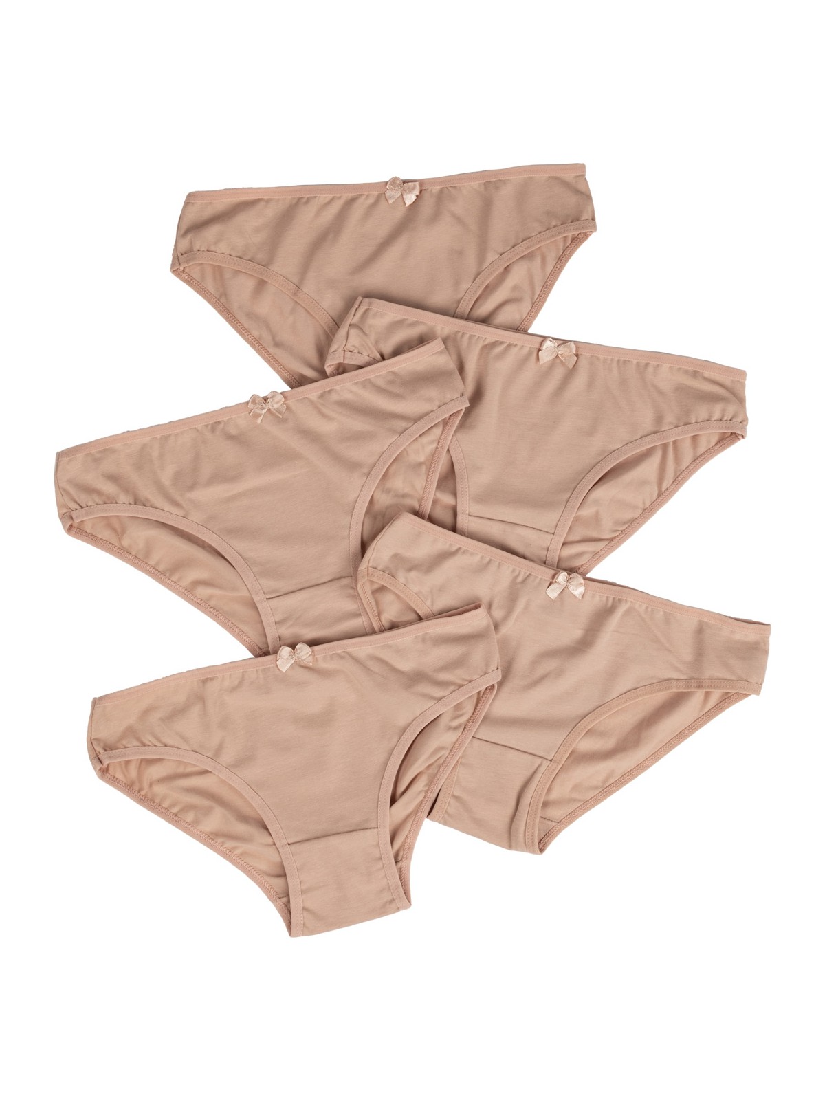 Nicoletta Kadın Külot 5 Li Paket Likralı Ten