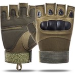 Motiva 511 Model Taktik Combat Motosiklet Bisiklet Outdoor Sport Korumalı Yarım Parmaksız Eldiven