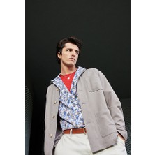 Twn Slim Fit Lacivert Gömlek 8EC022121326M