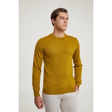 D'S Damat Regular Fit Olıve Yeşili Düz Örgü 5HF060632004D