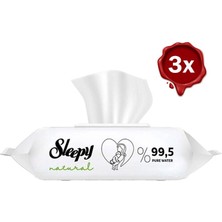 Sleepy Natural Yenidoğan Islak Mendili 90 Adet x 3