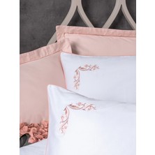 Cotton Box Elite Saten Çift Kişilik Nevresim Takımı Melinda Pembe