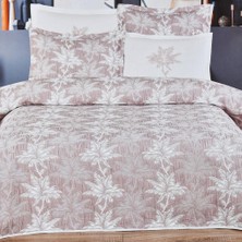 Özdilek Comfort Set Palm Çift Kişilik Yatak Örtüsü Pudra