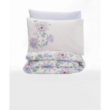 Cotton Box Bohem Tek Kişilik Nevresim Takımı Adsila Mavi