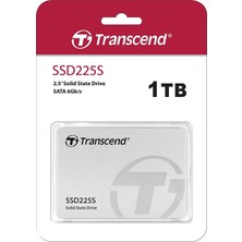 Transcend SSD225S 2.5" 1tb  Serial Ata Iıı 3D Nand, TS1TSSD225S Taşınabilir SSD