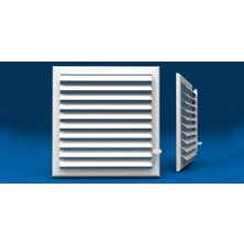 Met Metal Alüminyum Banyo ve Wc Menfezi Beyaz 30x30 Cm