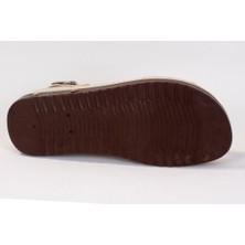 Dagoster DZA37-3031 Bej Günlük Kadın Sandalet
