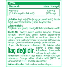 Multimed CLA (Konjuge Linoleik Asit ) Aspi̇r Yaği 90 Softgel