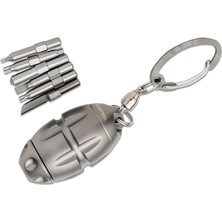 Lionsteel Eggie Keychain - Grey Titanium