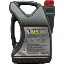 Moil Grado Premium Ra 5W-30 4 Litre  Partiküllü + Low Saps Motor Yağı ( Üretim Yılı: 2022 )