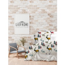 Lief Home Flanel ( Pazen ) Kumaşından Çift Kişilik Nevresim Seti | %100 Pamuk/Cotton