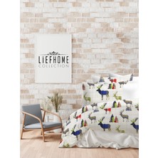 Lief Home Flanel ( Pazen ) Kumaşından Çift Kişilik Nevresim Seti | %100 Pamuk/Cotton