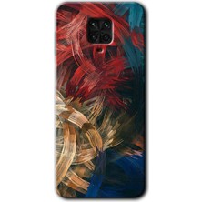 MRC İletişim Xiaomi Redmi Note 9 Pro Kılıf Hd Desen Baskılı Arka Kapak - Karma Boyalar