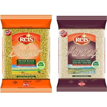 Reis Lezzetin Ikilisi: 1 kg Reis Gönen Baldo Pirinç ve 1 kg Reis Pilavlık Bulgur