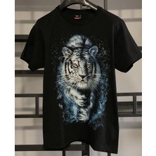 Ayakuydur Vern Erkek Kaplan Baskılı T-Shirt