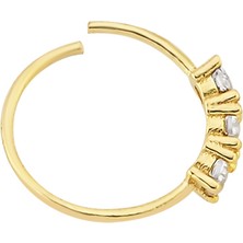 Altın Sepeti Altın Tria Halka Burun Hızması