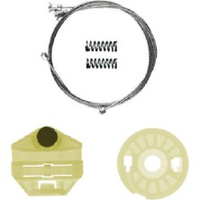 Mercedes W201 Cam Kriko Teli Arka Sol Sağ Set