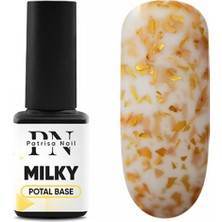 Patrisa Nail Rubber Base Kamuflaj Potal Milky 8 ml Renkli Baz