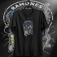 The Fame Ramones, Skeletons, Rock Metal Grup Tişörtü
