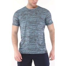 Ghassy Co. Erkek Nem Emici Aktif Gym Fitness Koşu Performans Outdoor Tshirt