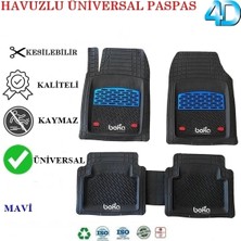 Beka52 Audi A4 B6 Sedan 2002 4d Havuzlu Universal Paspas Mavi