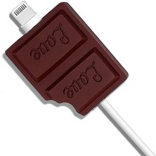 Ewec Figürlü Sevimli USB Kablo Koruyucu, Kulaklık Kablosu ve Şarj Kablosu Koruyucu