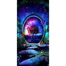 Pix Art Sanat Mistik Doğa Pixart Sanat Elmas Mozaik Tablo Diamond Türkiye  38 x 79 cm