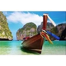 Pix Art Sanat Phuket Adası Pixart Sanat Elmas Mozaik Tablo Diamond Türkiye 64 x 43 cm