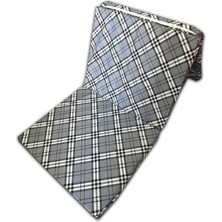 Nelson Katlanır Yer Yatağı  ve Tek Kişilik Sünger Katlanır Minder Yatak  70 X 180 Cm 6 Cm-Gri Ekose